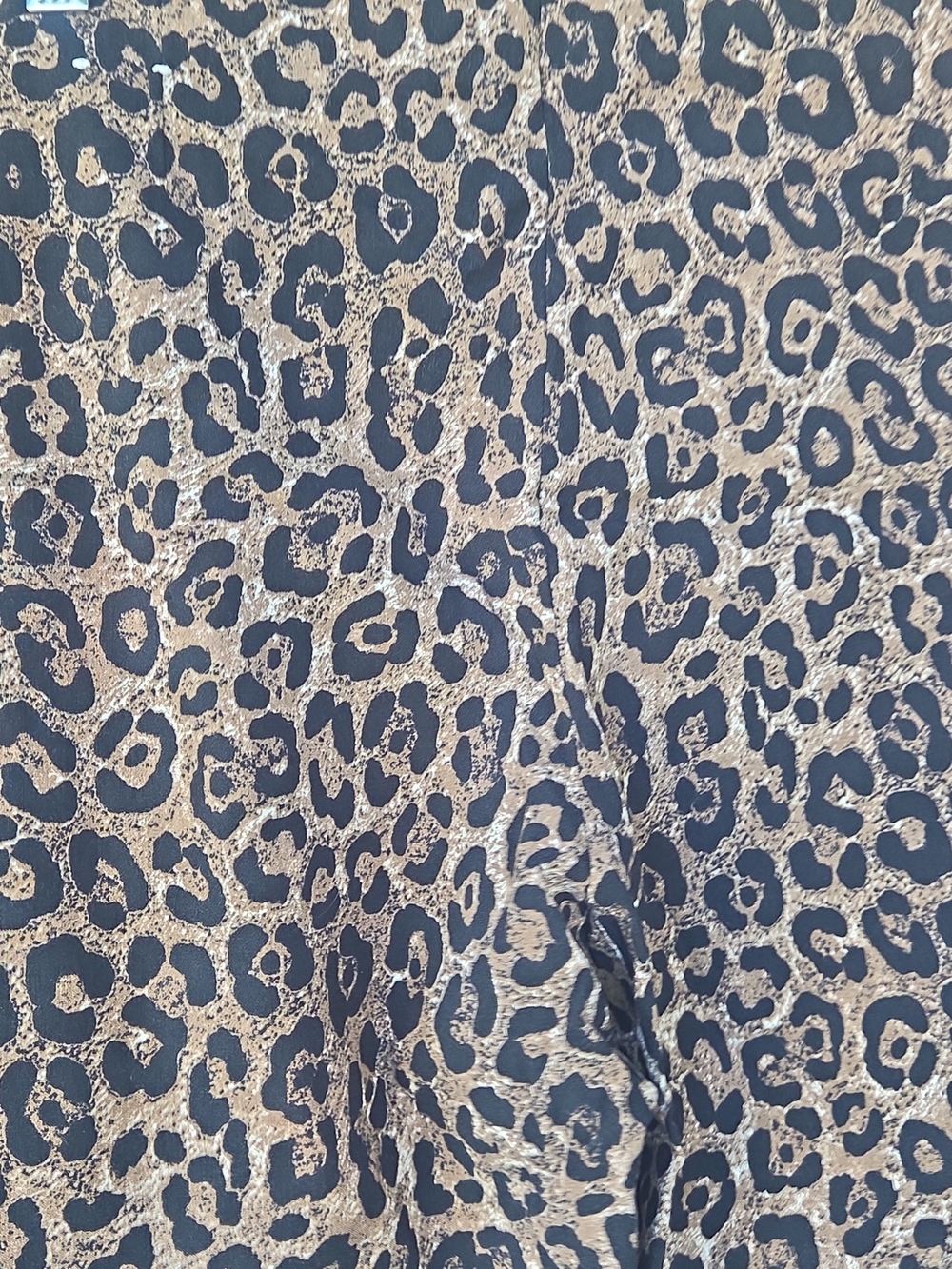 Jules & Leopold Leopard Print Trousers Taupe Black Stretchy - Picture 3 of 4